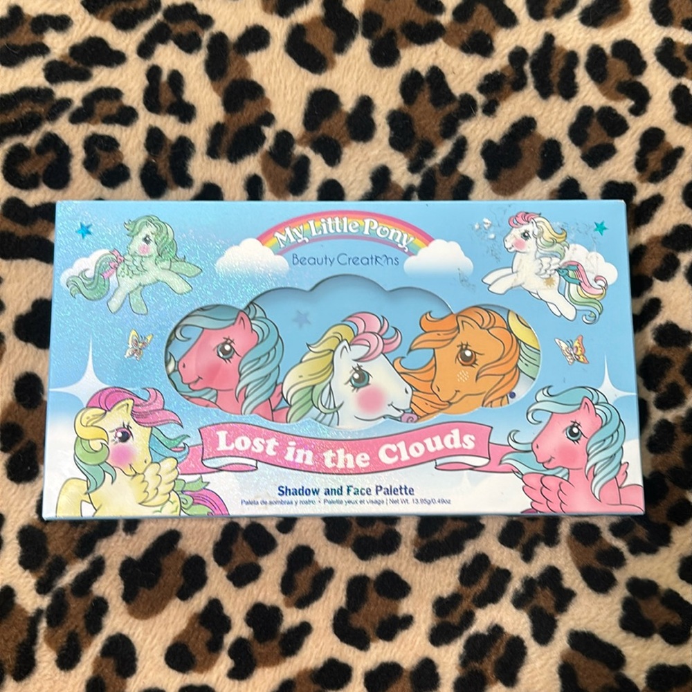 MY LITTLE PONY 🩷 Eyeshadow Face Pallette Makeup 80s Pink Pastel Cloud Beauty